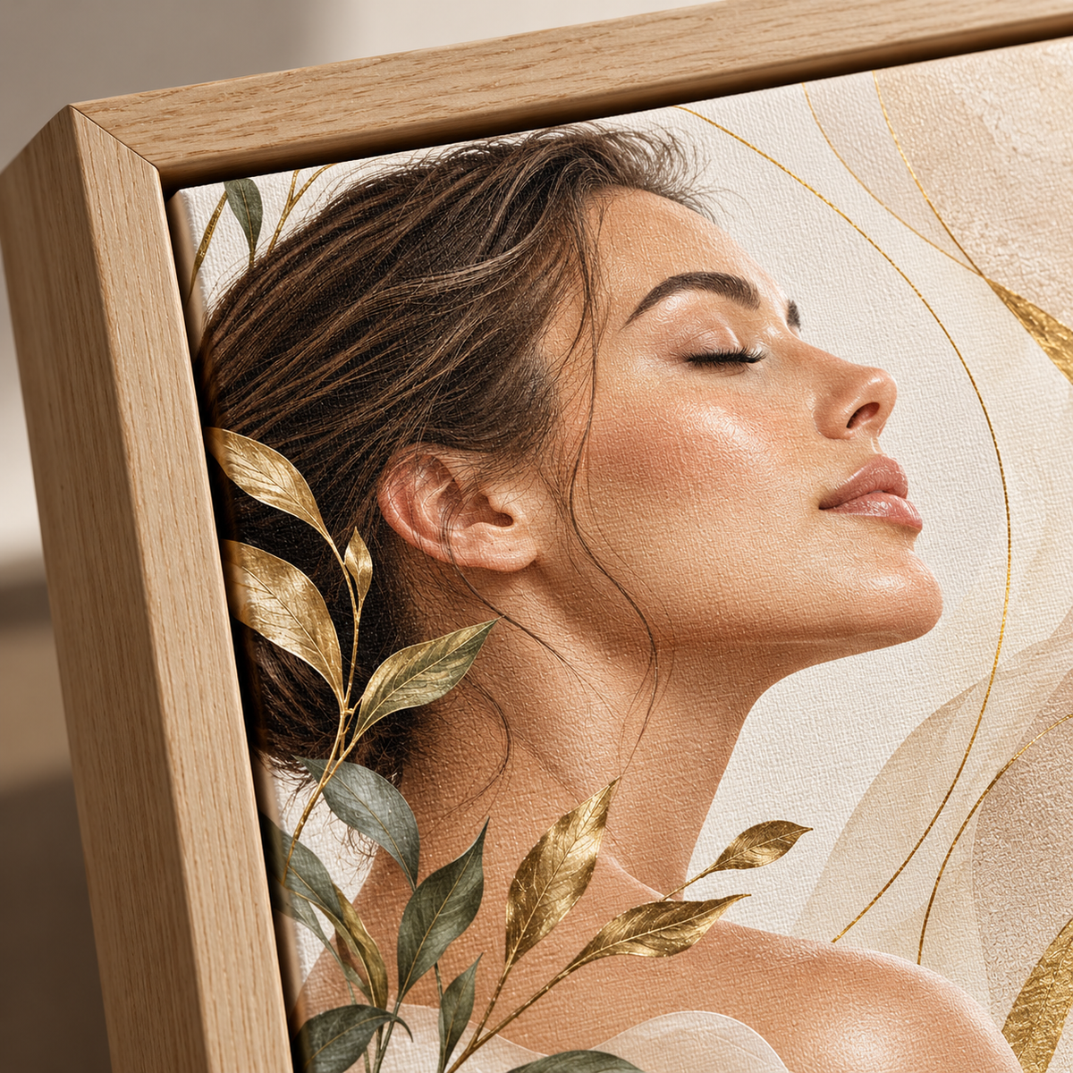 Quadro Beleza Feminina com Rosto