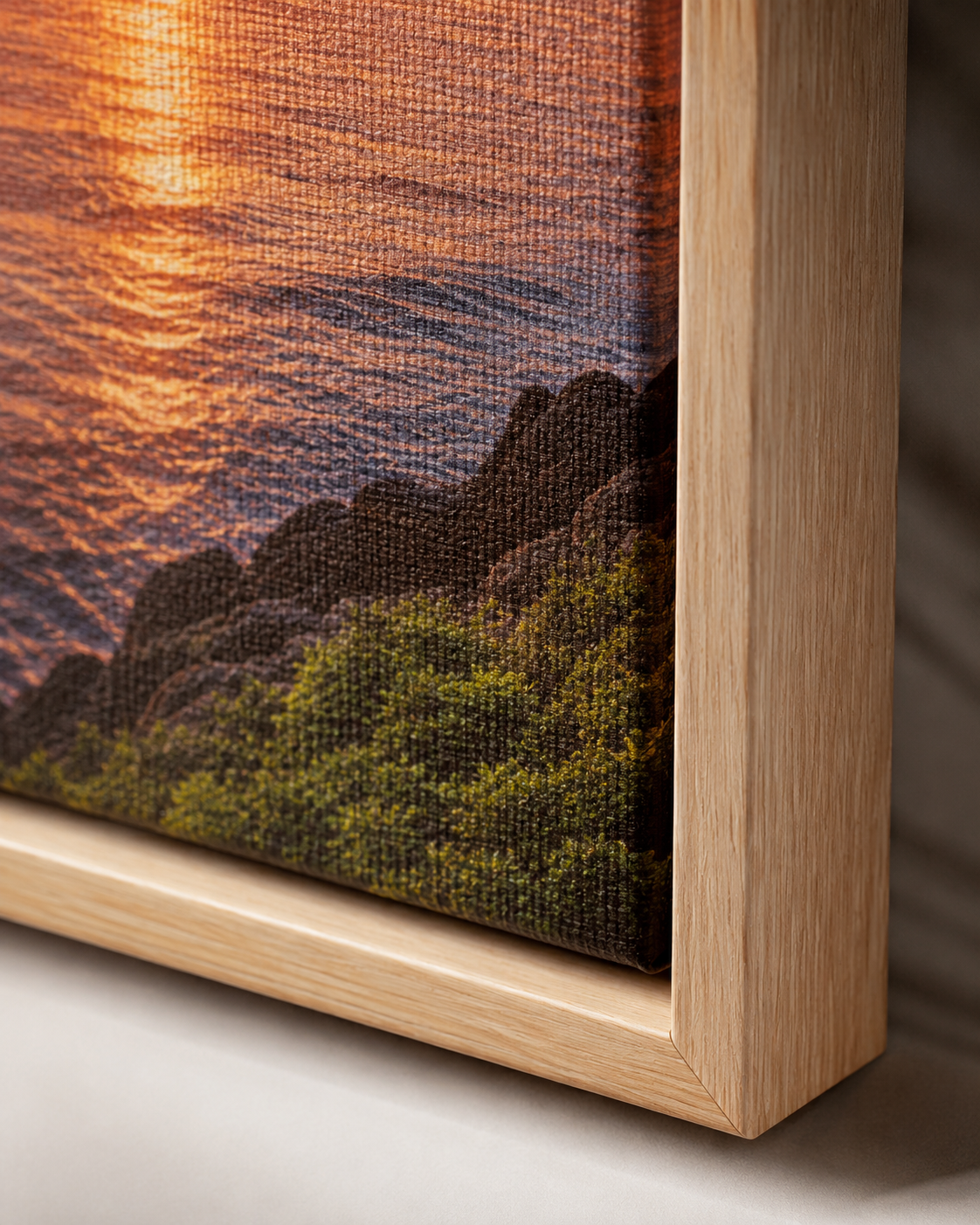 Quadro Praia de Ipanema ao Pôr do Sol