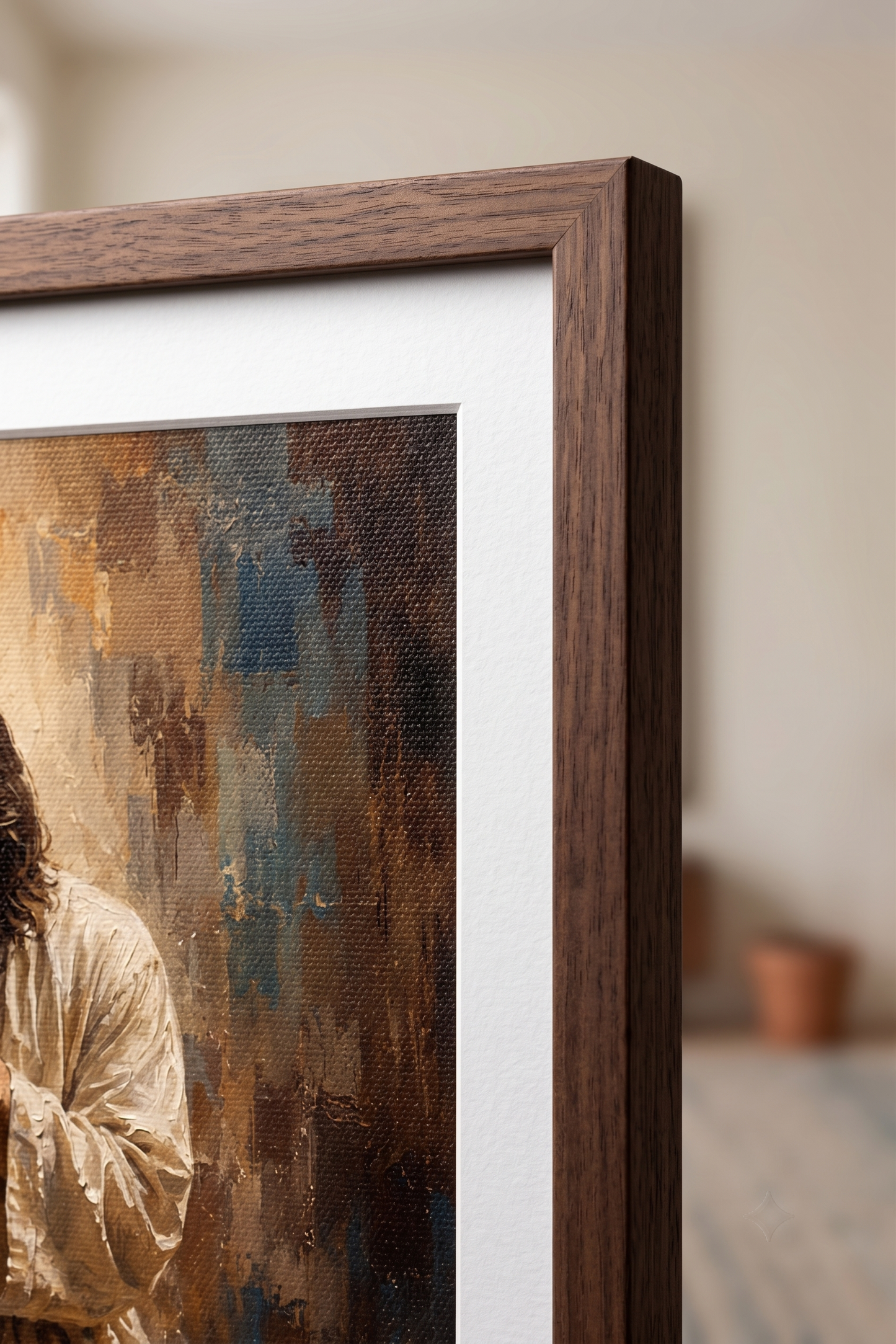 Quadro Cristo em Oração