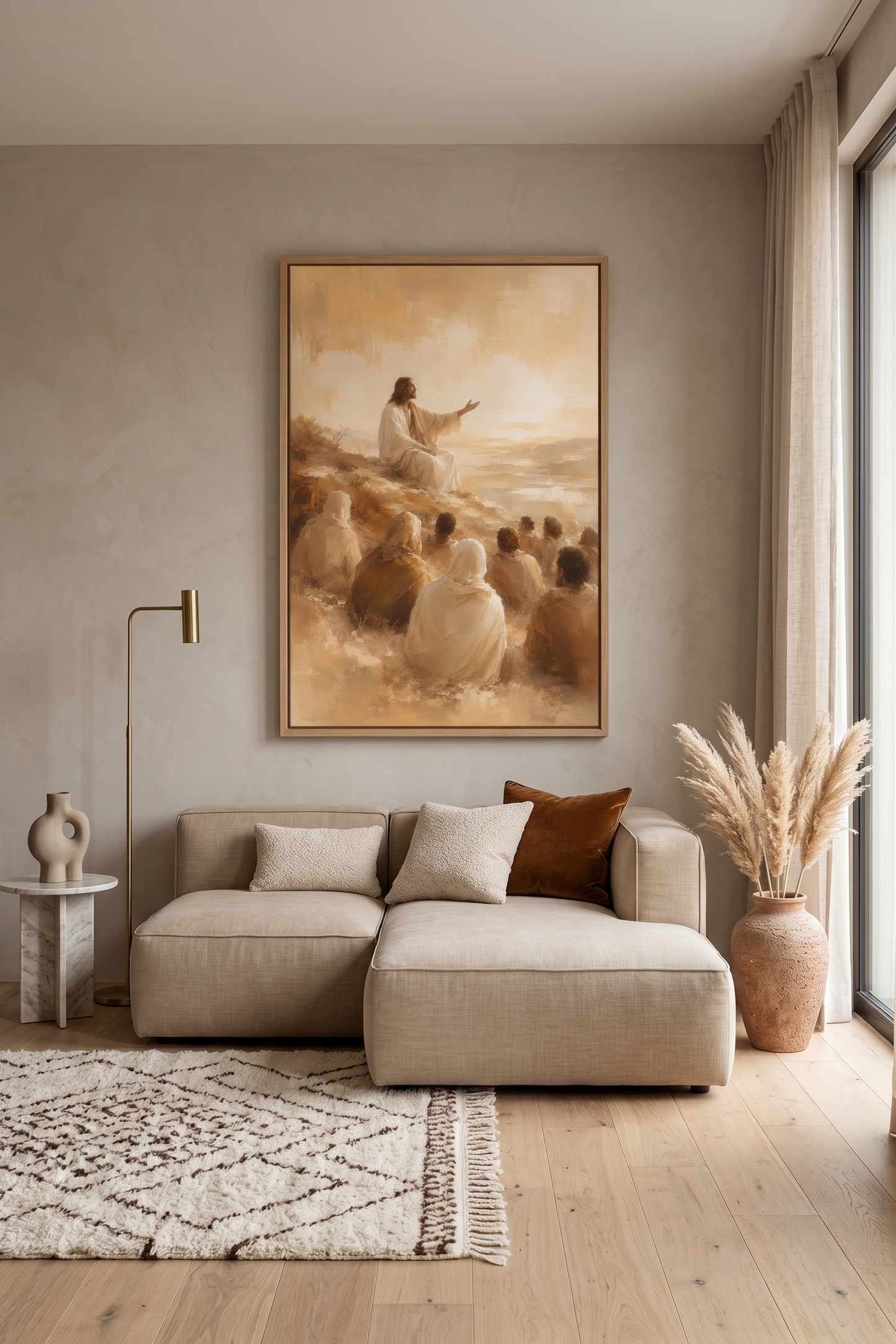 Quadro O Sermão da Montanha
