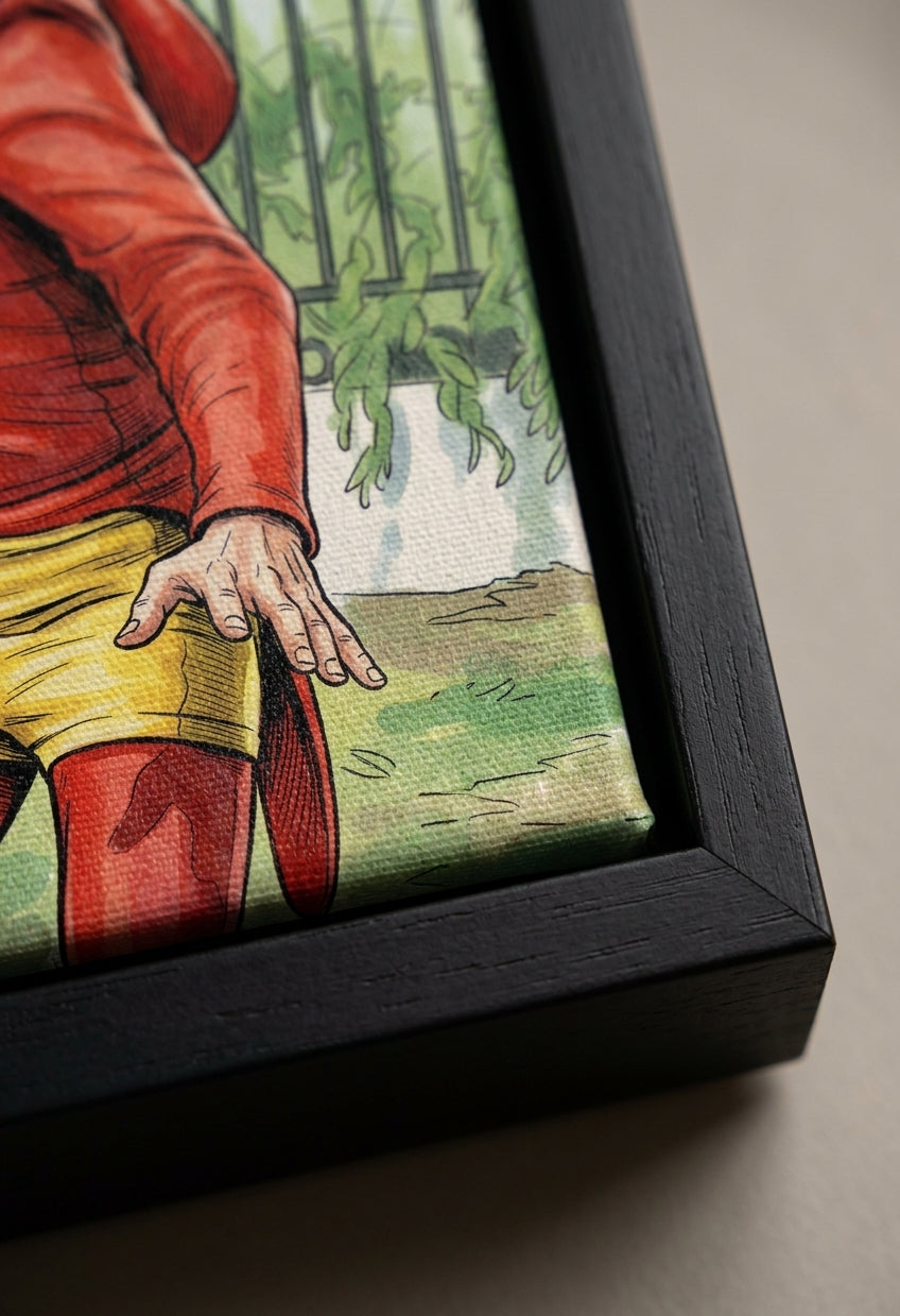 Quadro Herói Cômico Retrô