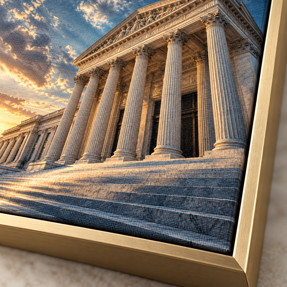 Quadro Fachada Tribunal de Justiça
