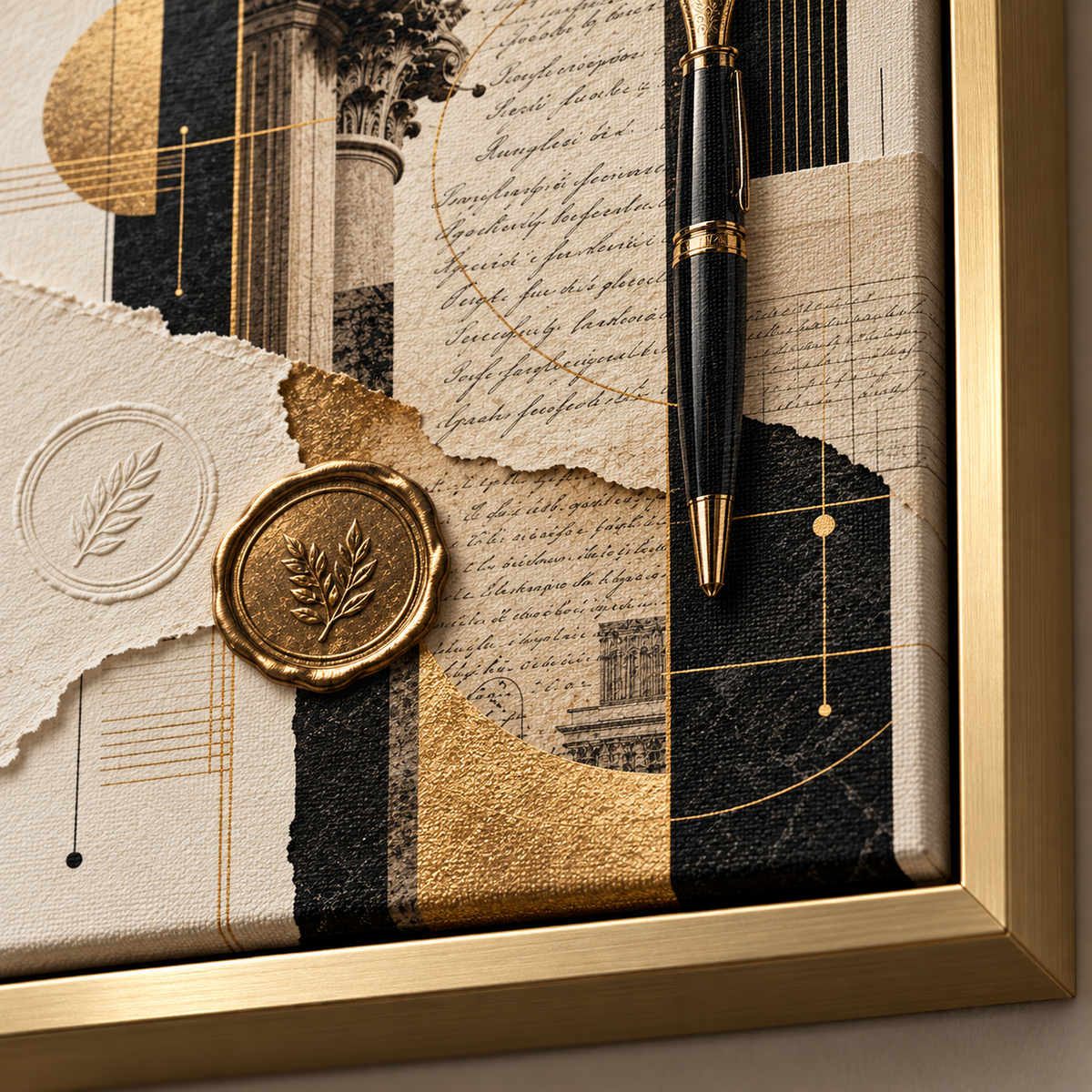 Quadro Arte Jurídica Clássica