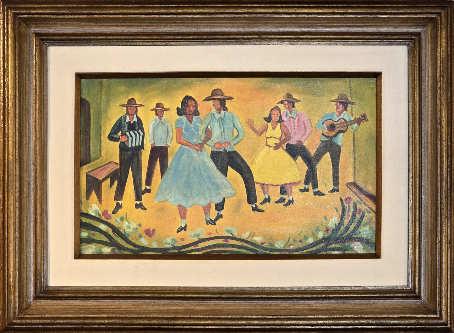 Quadro Pronto (ORIGINAL) - Tela Dança - (Anita Malfati) 75,5x56