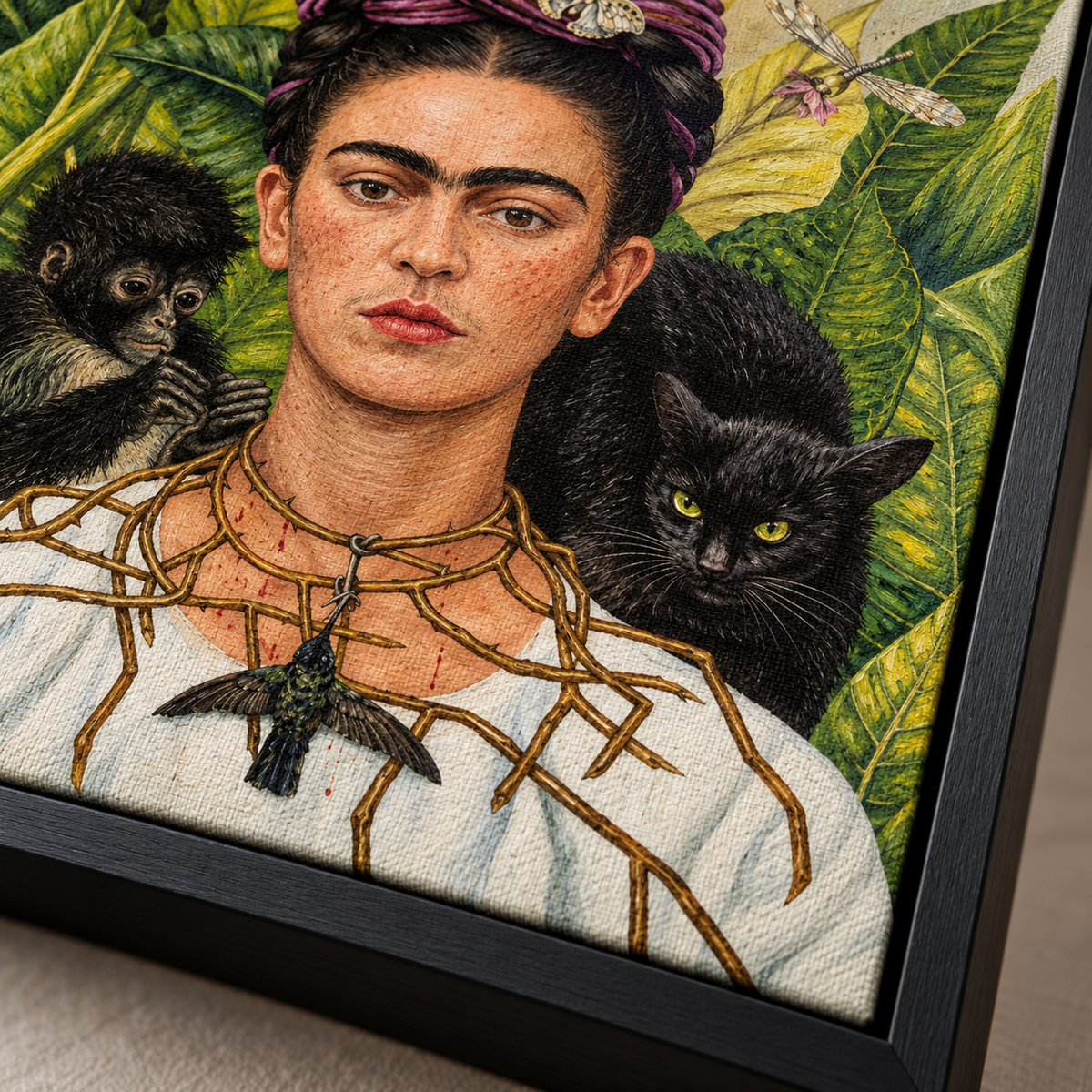 Quadro Autorretrato Frida Kahlo