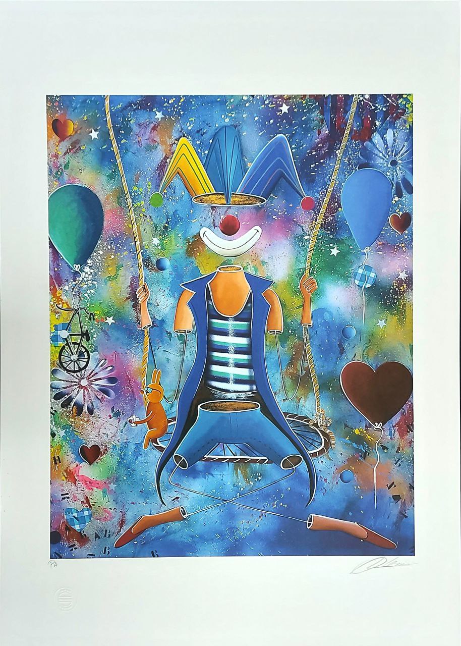 Gravura Alemão - O Equilibrista dos Sonhos 70x50