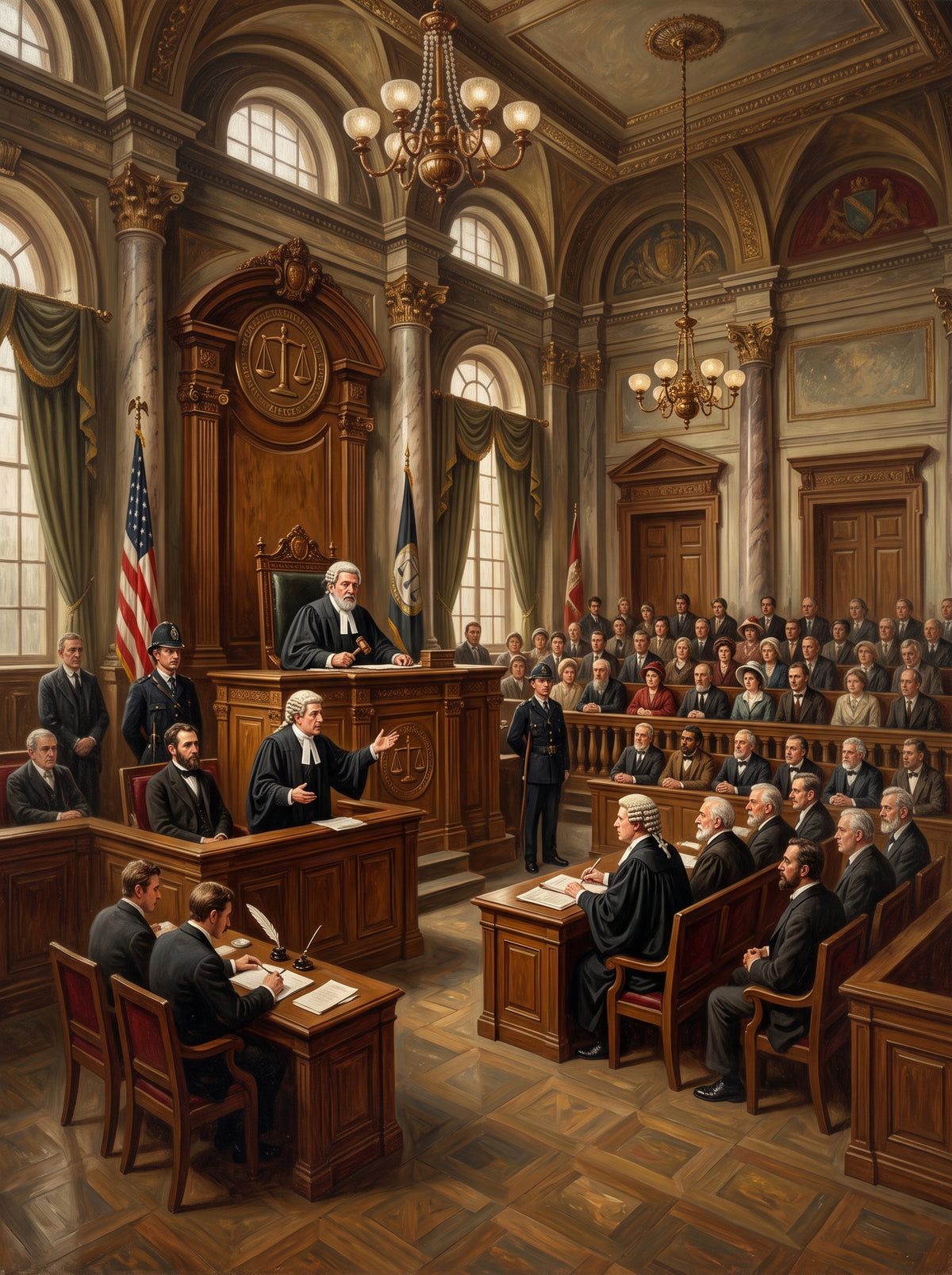 Quadro Decorativo Tribunal de Justiça Clássico