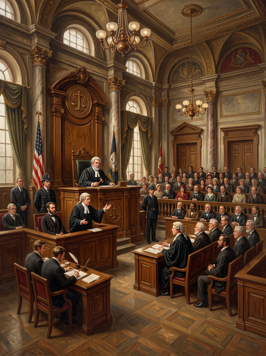 Quadro Decorativo Tribunal de Justiça Clássico