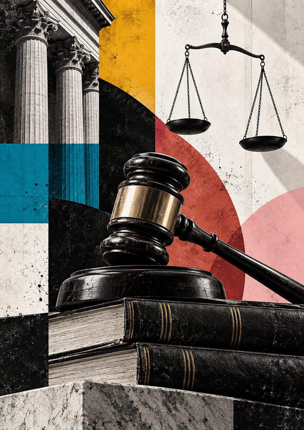 Quadro Decorativo Direito e Justiça