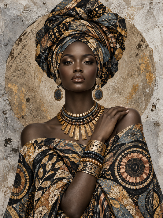 Quadro Mulher Africana