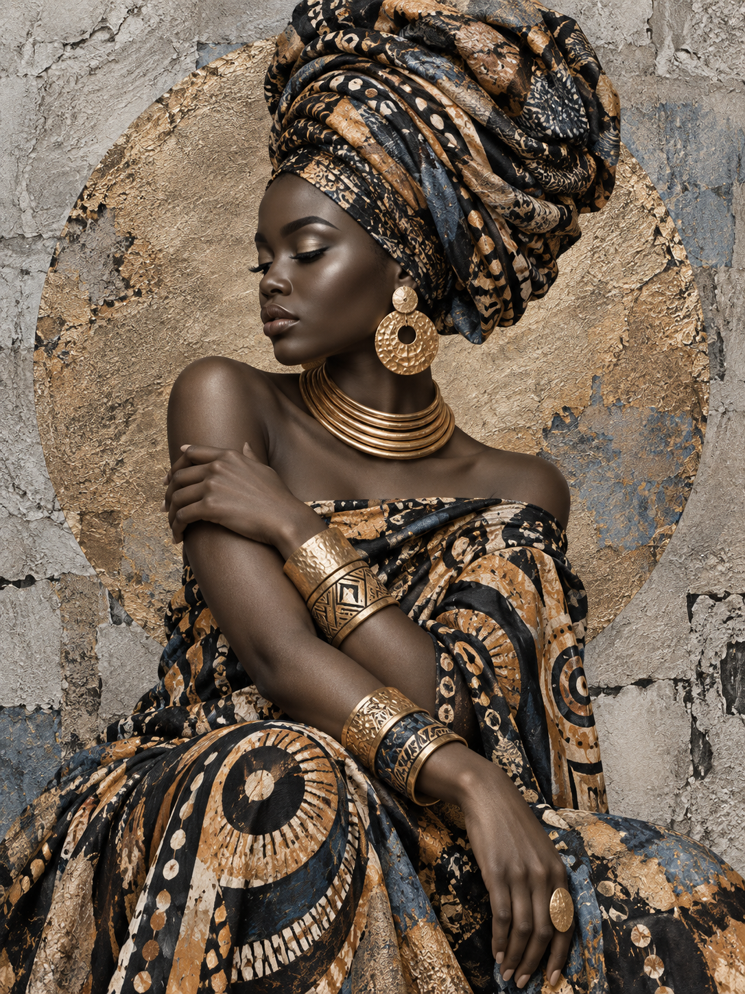 Quadro Mulher Arte Afro