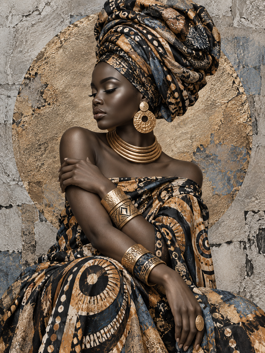 Quadro Mulher Arte Afro