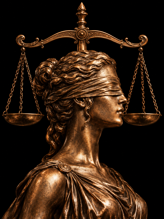 Quadro Perfil da Deusa da Justiça