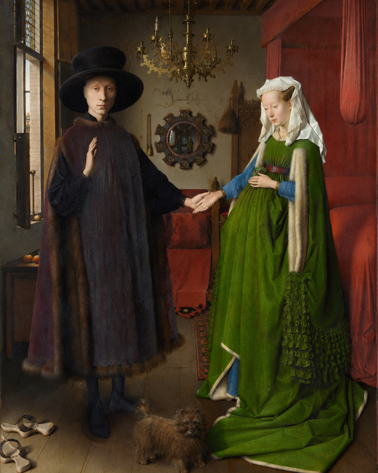 Quadro O Casal Arnolfini de Van Eyck