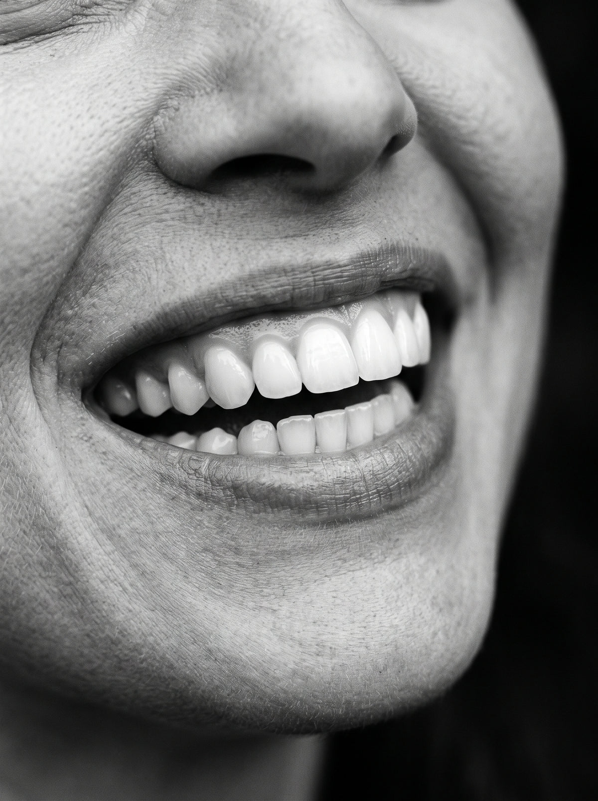 Quadro Fotografia Sorriso em Close