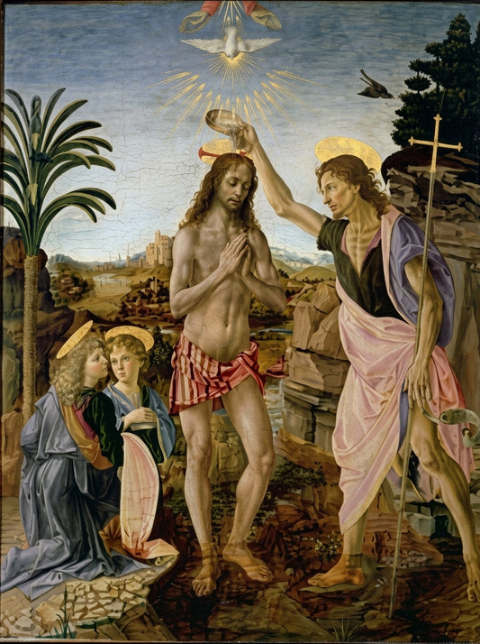 Quadro Decorativo O Batismo de Cristo