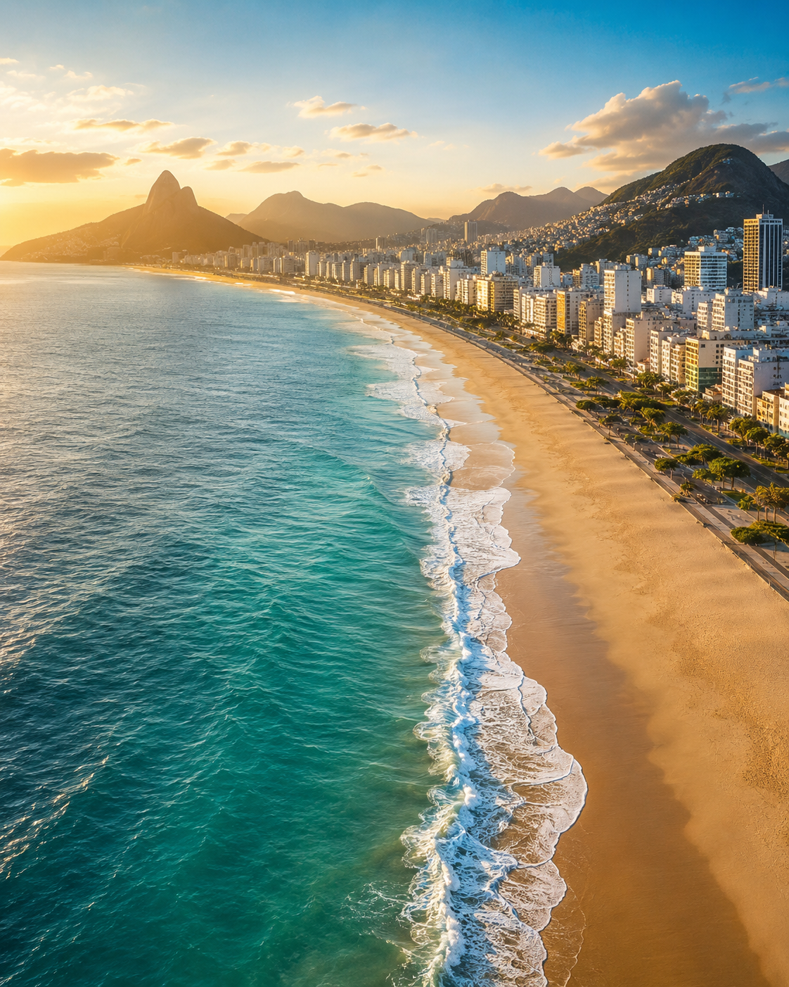 Quadro Praia de Copacabana Rio de Janeiro