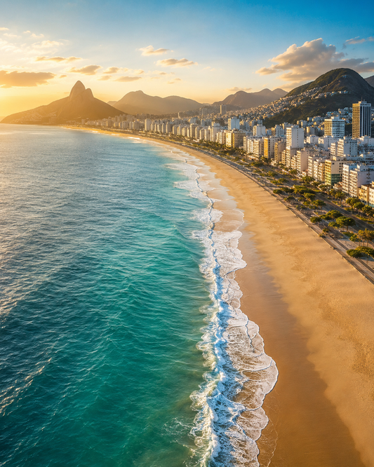 Quadro Praia de Copacabana Rio de Janeiro