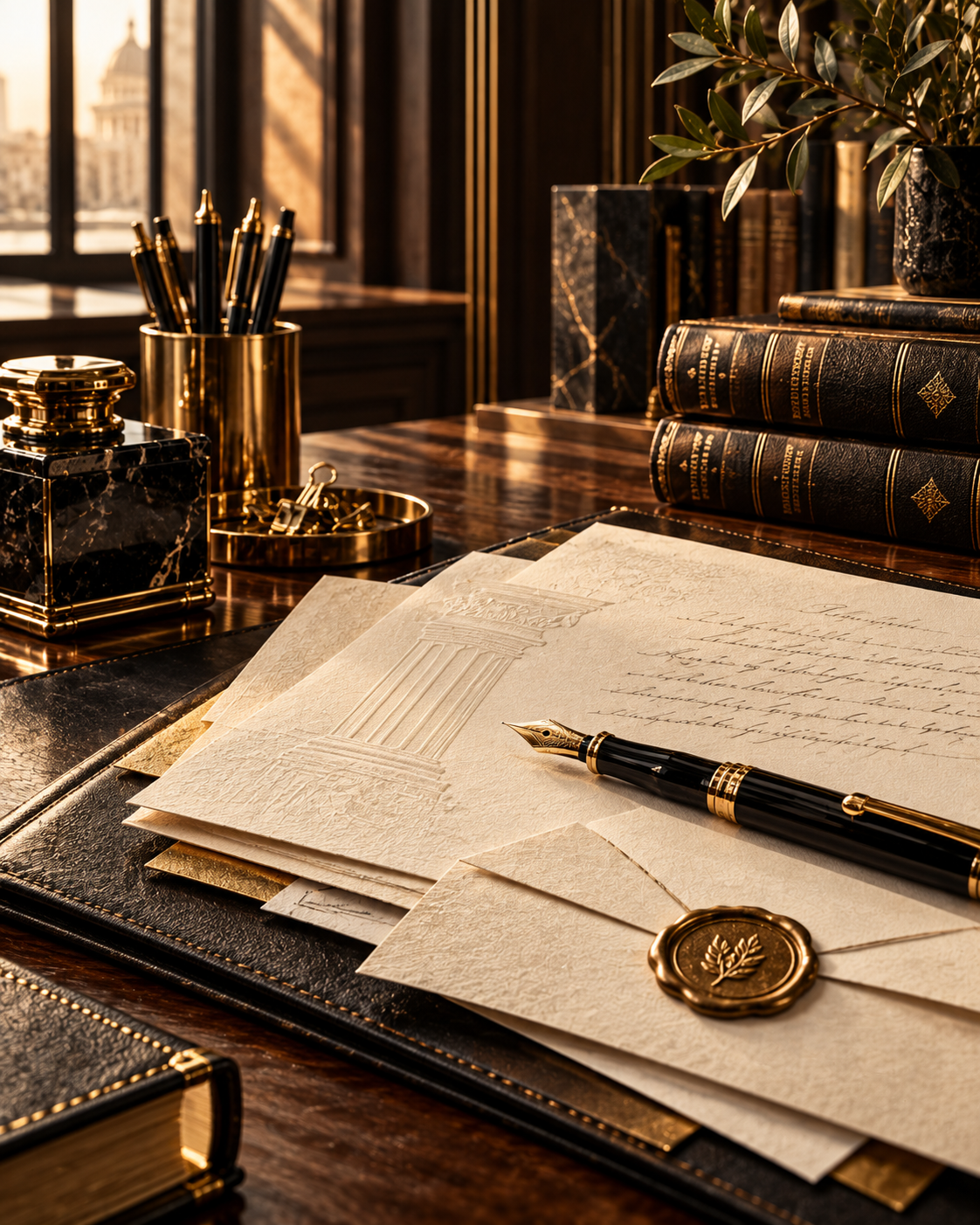 Quadro Escritório de Advocacia Clássico e Elegante