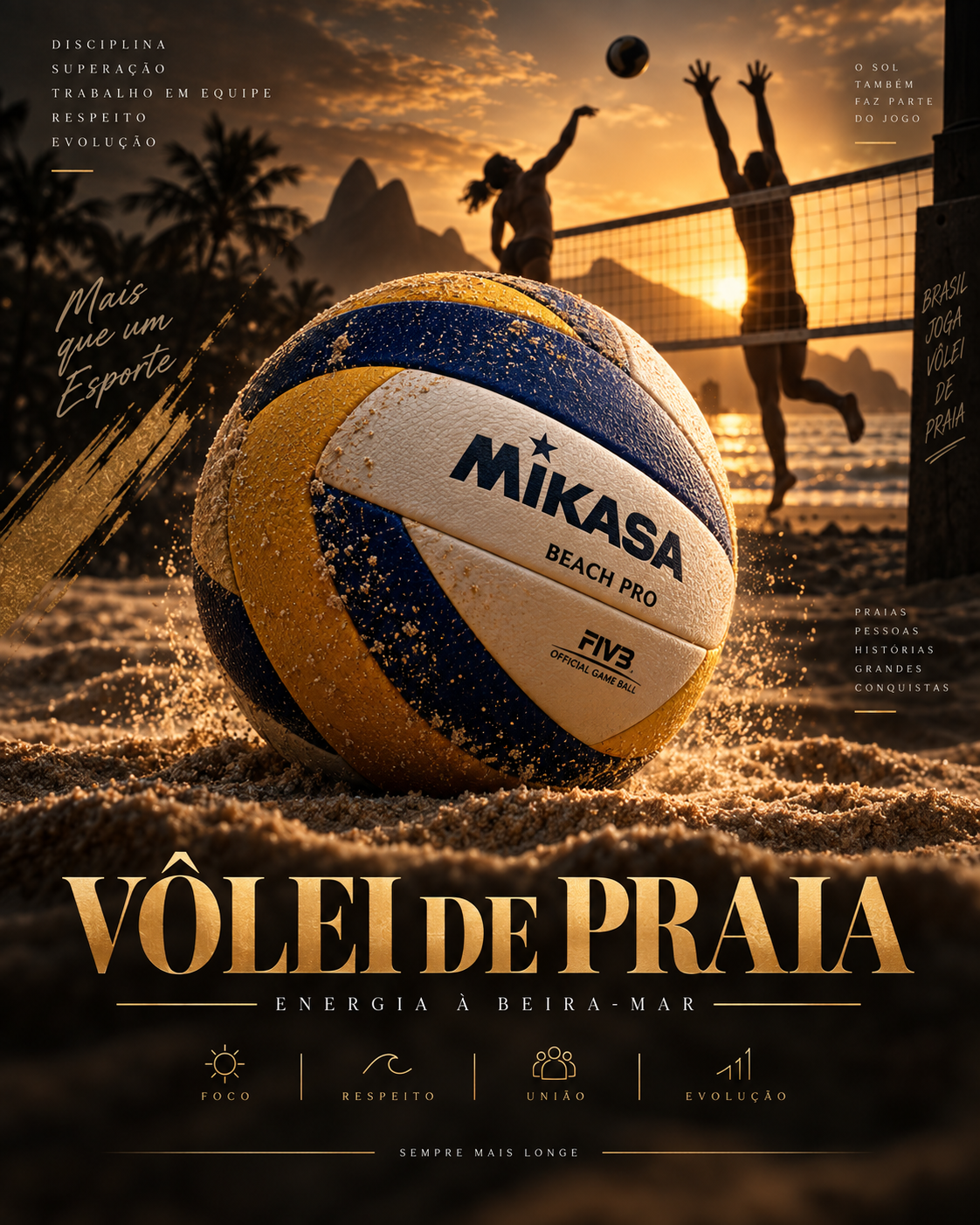 Quadro Vôlei de Praia
