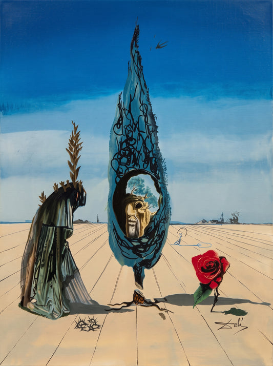 Quadro Enigma da Rosa de Salvador Dalí