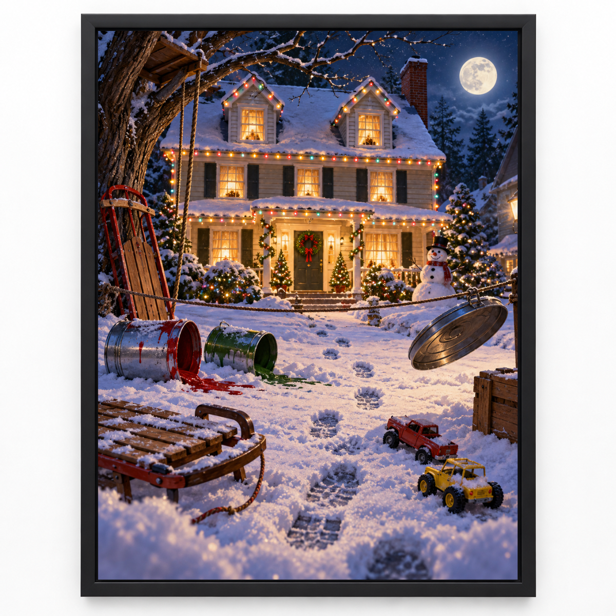 Quadro Esqueceram de Mim