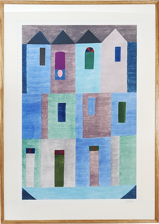 Quadro Alfredo volpi  40x60cm Fachada