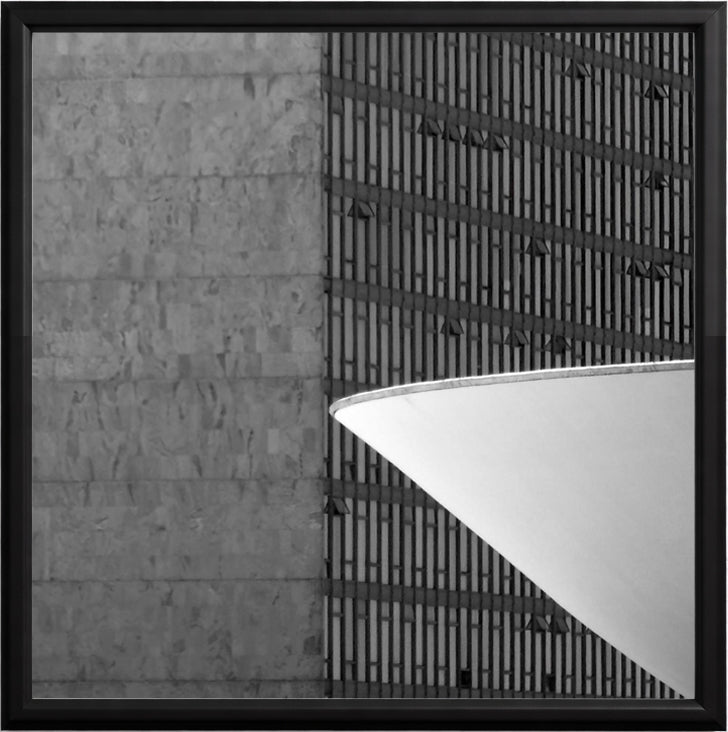 Quadro Pronto Bruno Castro Série BSB P&B 43X43
