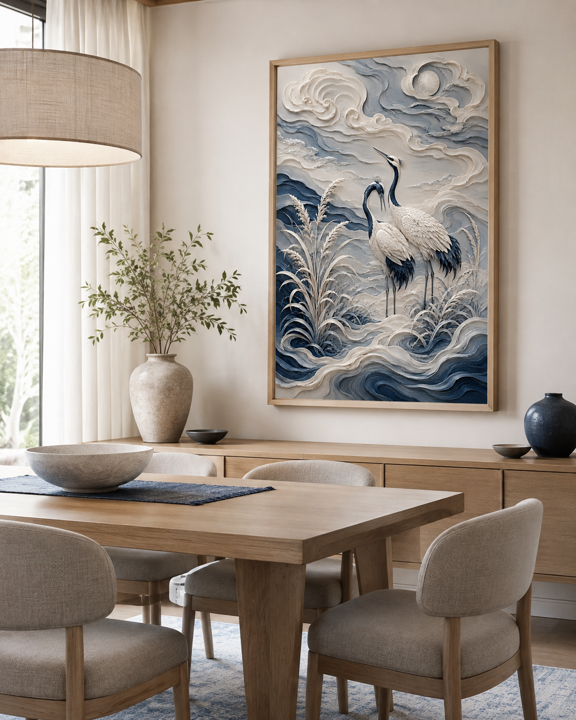 Quadro Garças ao Luar