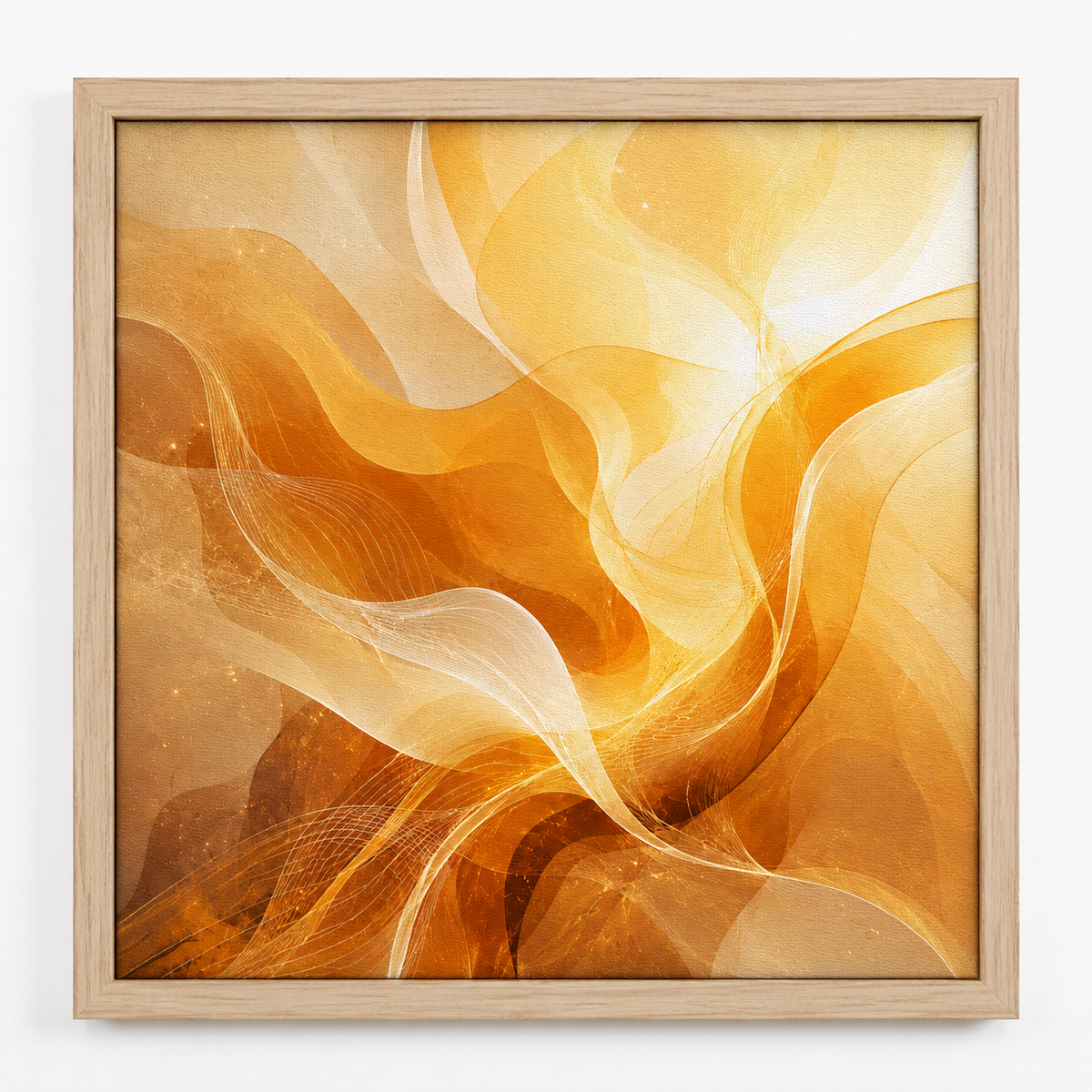 Quadro Fluxo Dourado