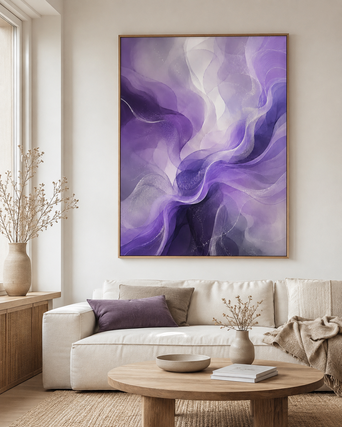 Quadro Ondas de Ametista