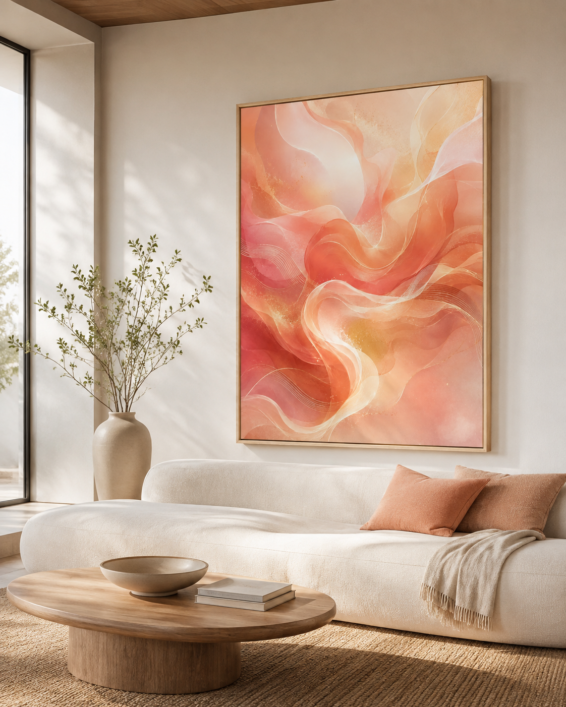 Quadro Fluxo Coral