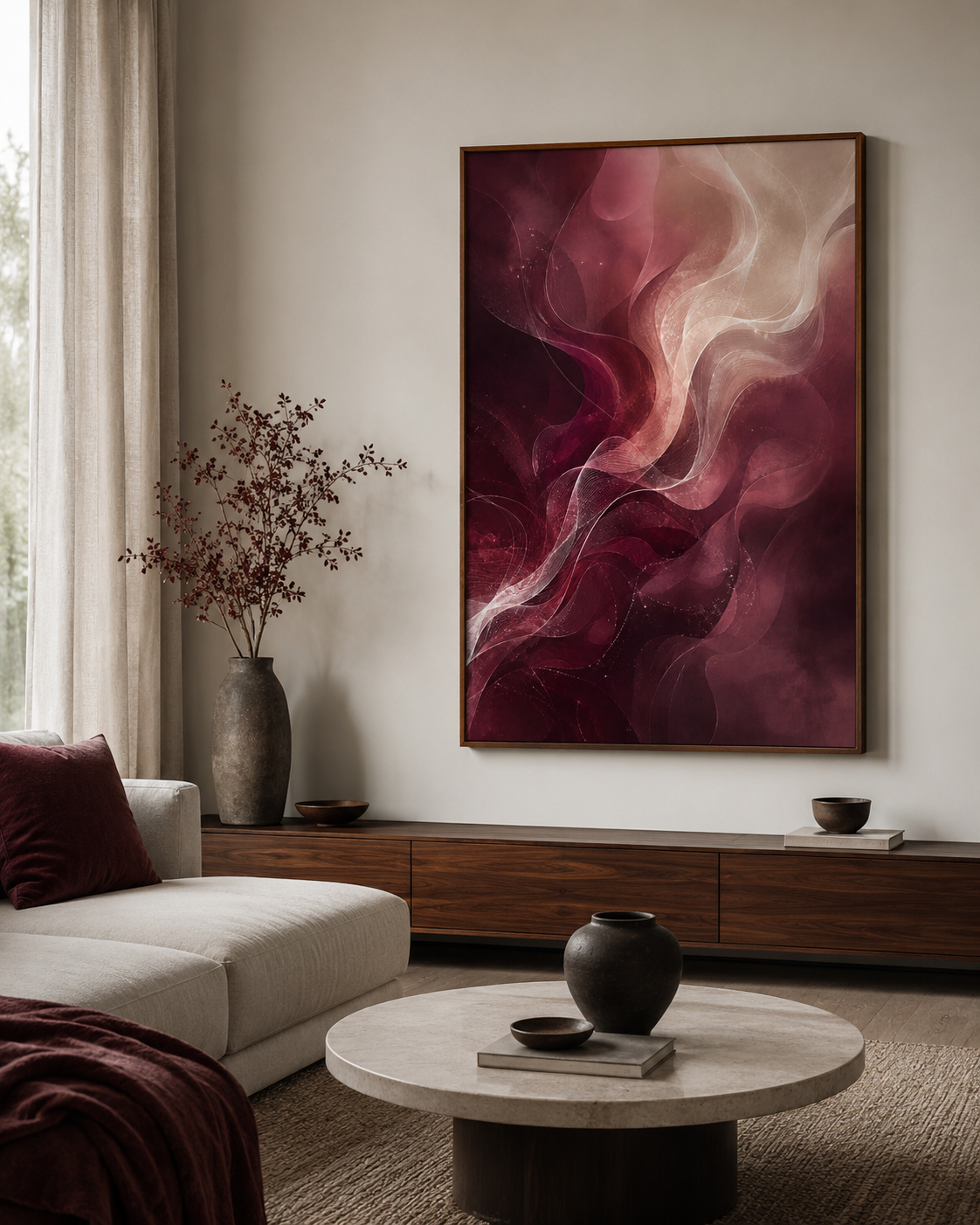 Quadro Fluxo Rubi