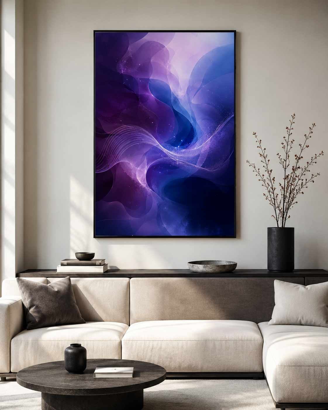 Quadro Fluxo Violeta