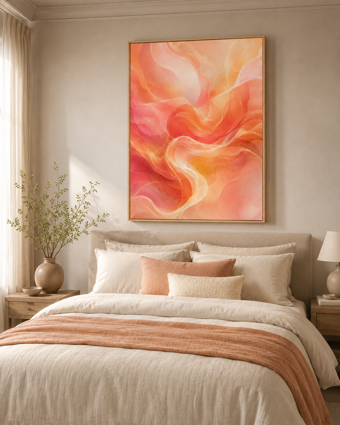 Quadro Fluxo Coral