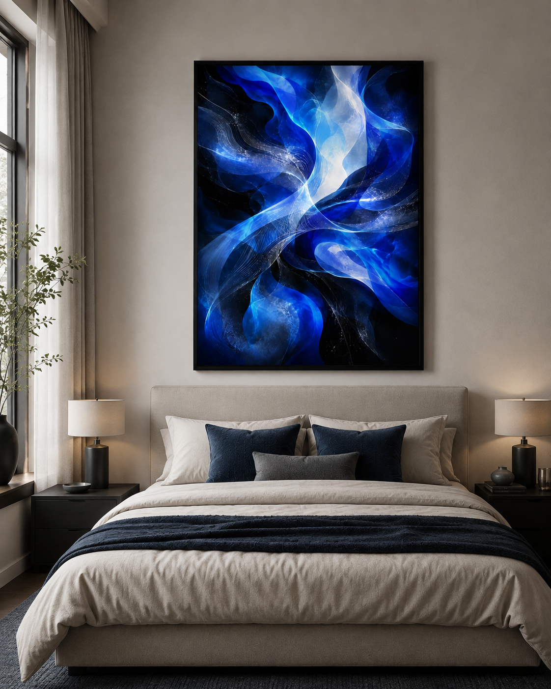 Quadro Fluxo Cobalto
