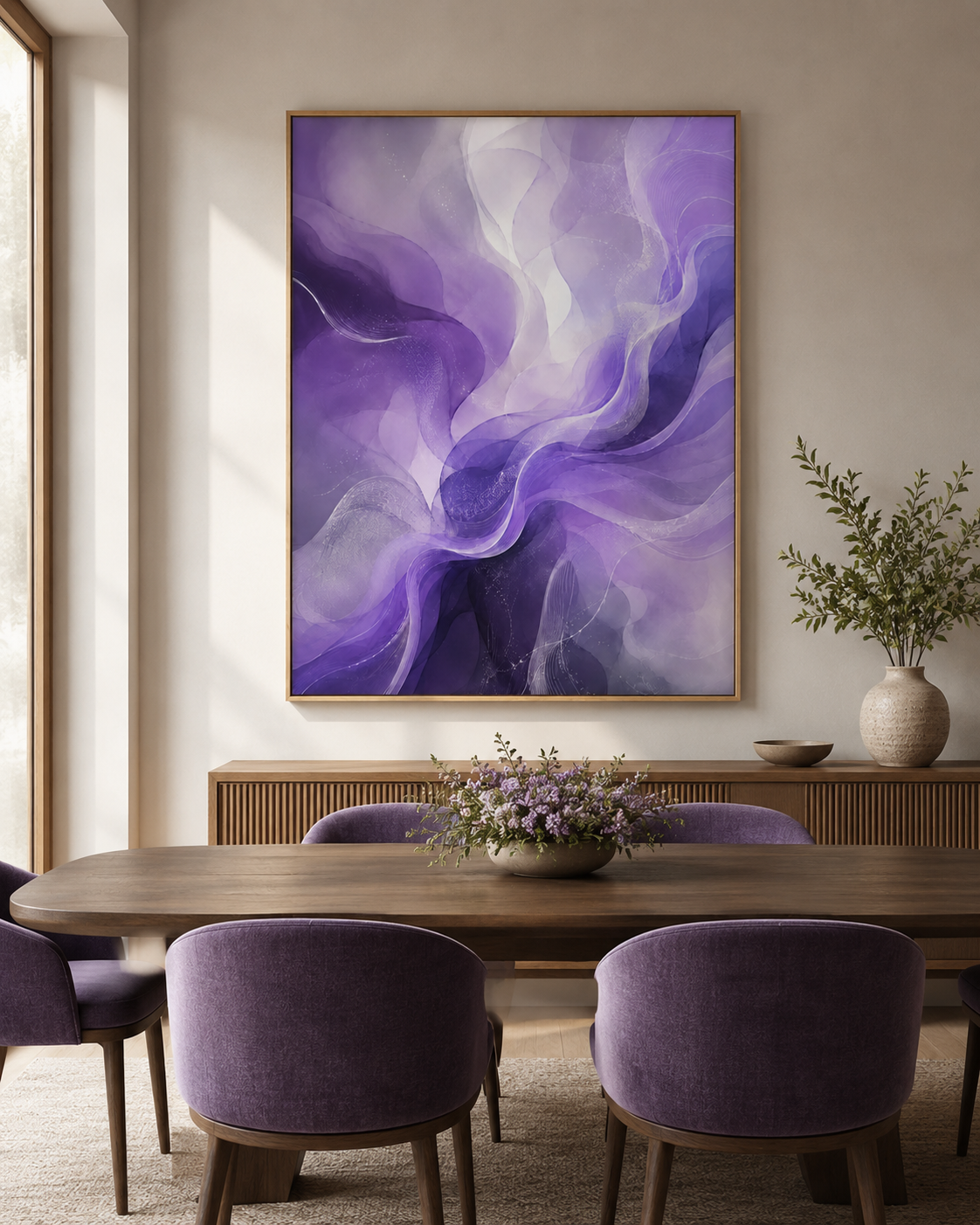 Quadro Ondas de Ametista