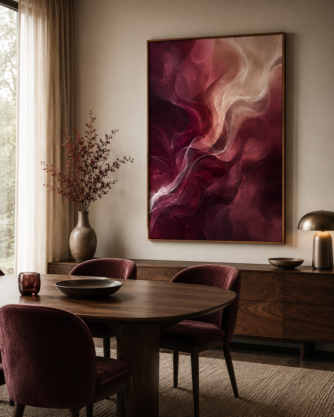 Quadro Fluxo Rubi