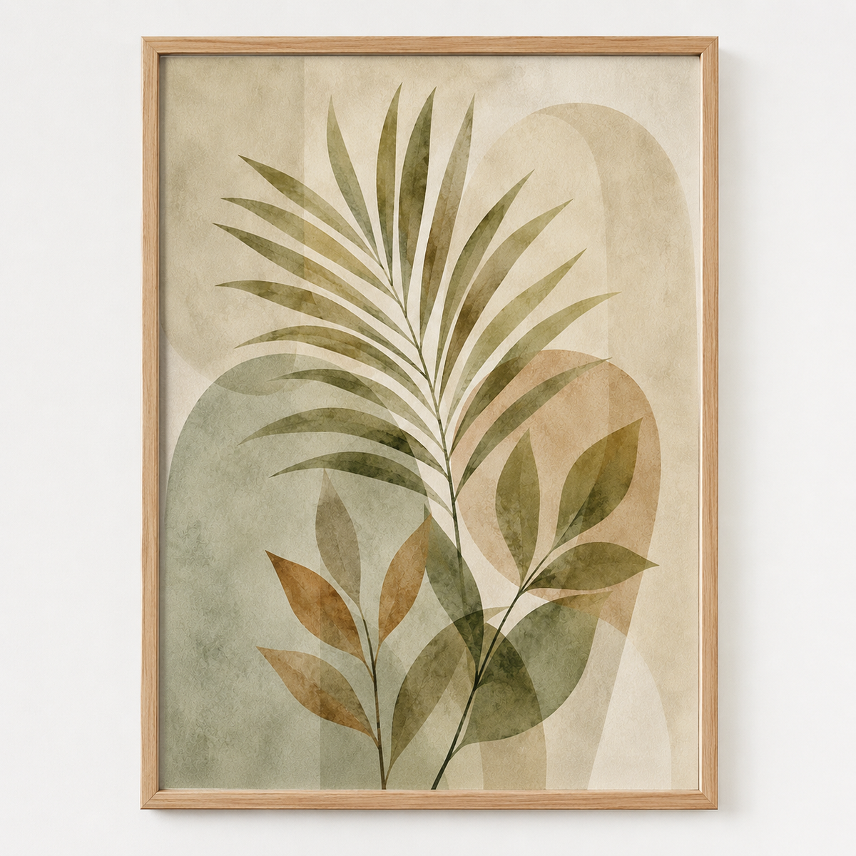 Quadro Folhas e Arcos Naturais