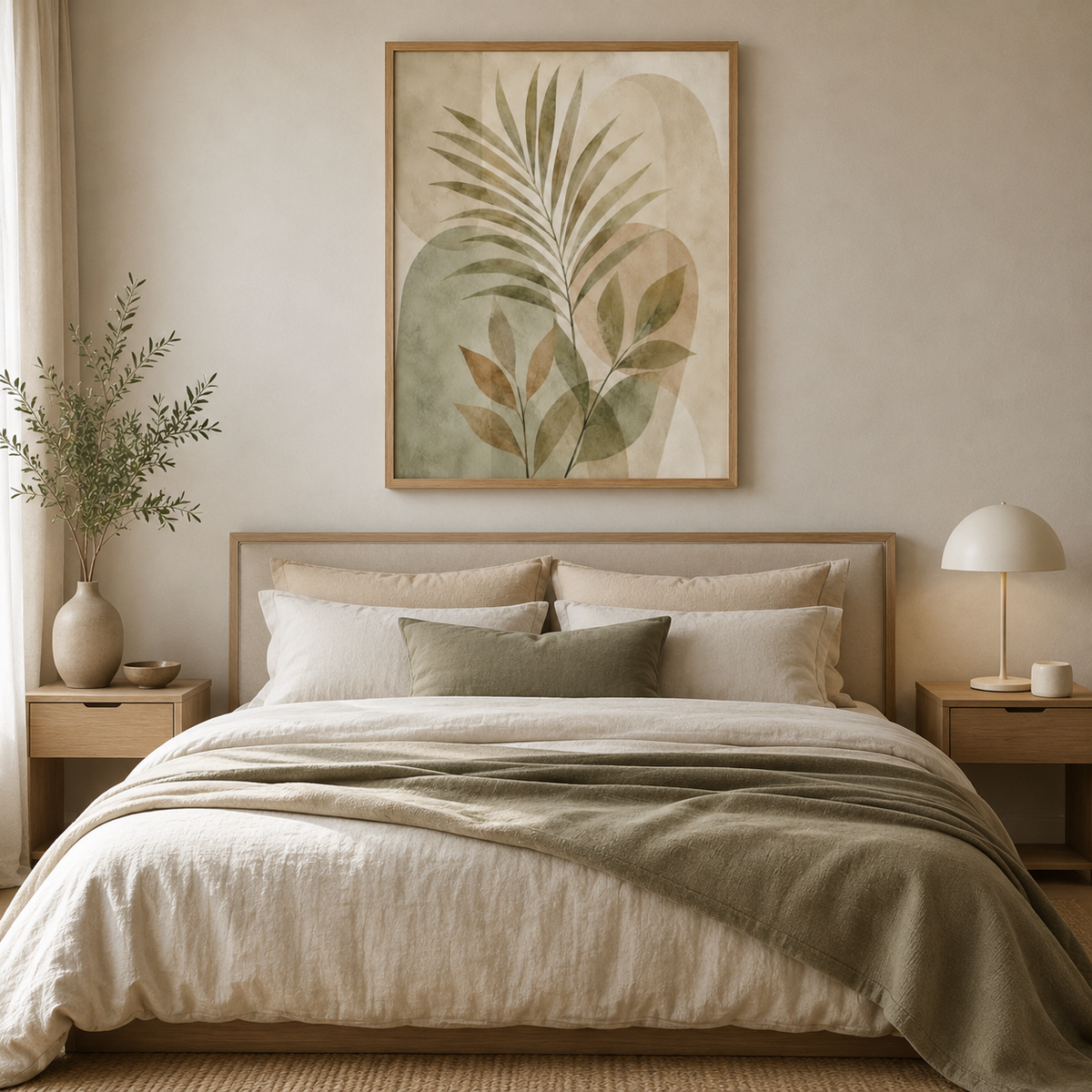 Quadro Folhas e Arcos Naturais