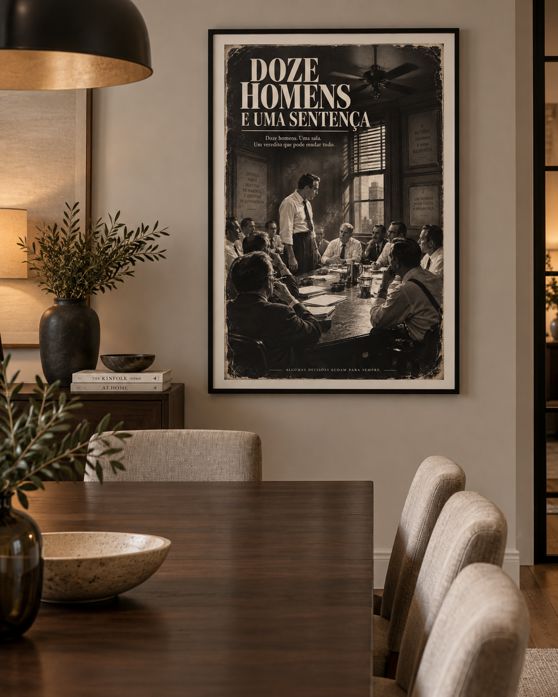 Quadro Doze Homens e uma Sentença