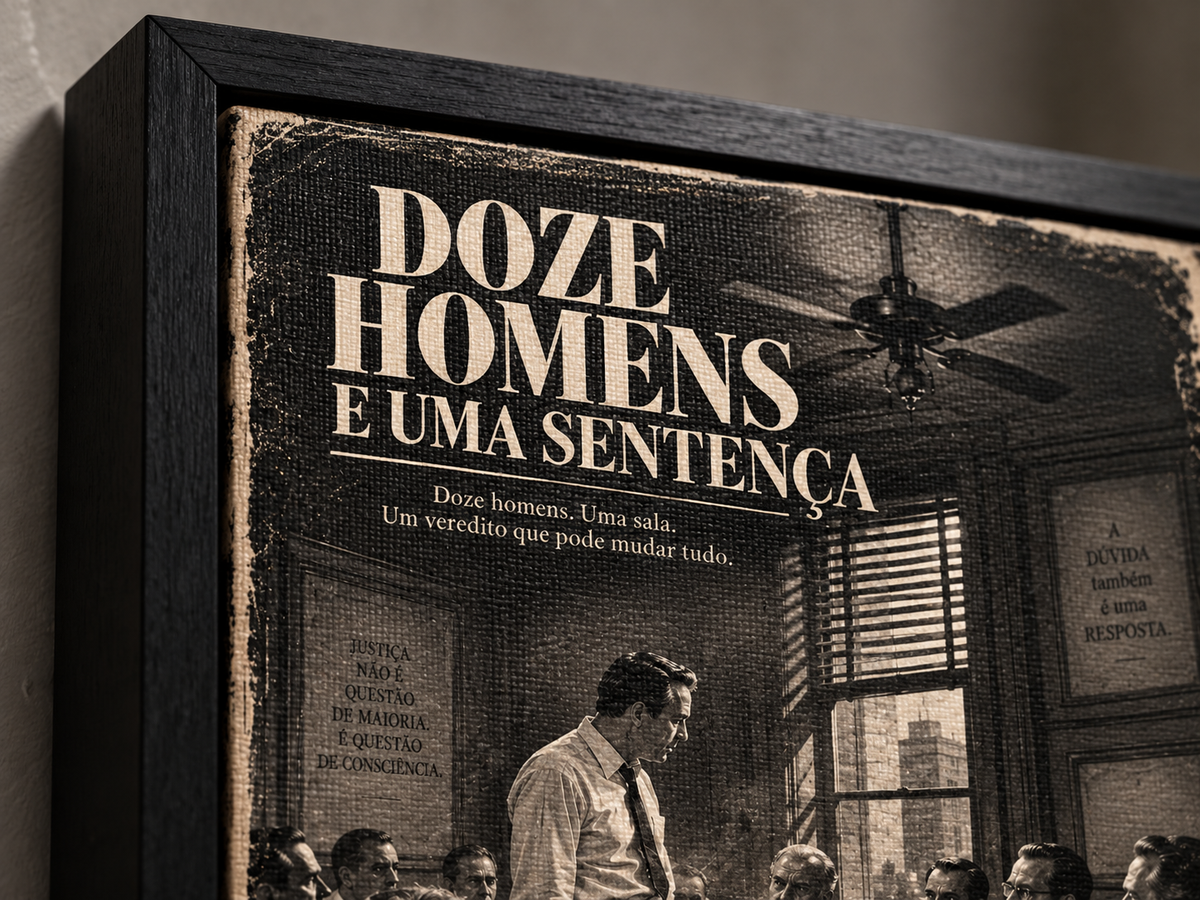 Quadro Doze Homens e uma Sentença