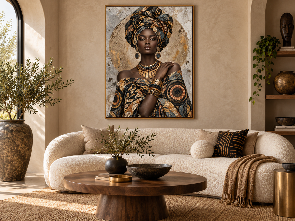 Quadro Mulher Africana