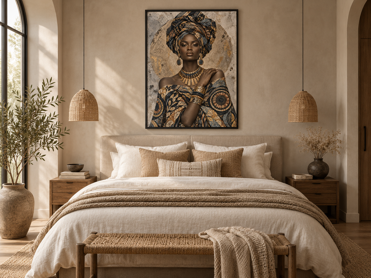 Quadro Mulher Africana