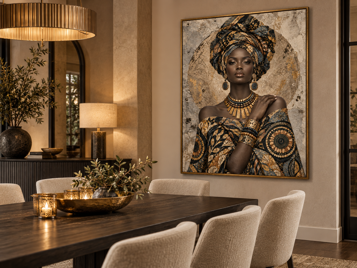 Quadro Mulher Africana