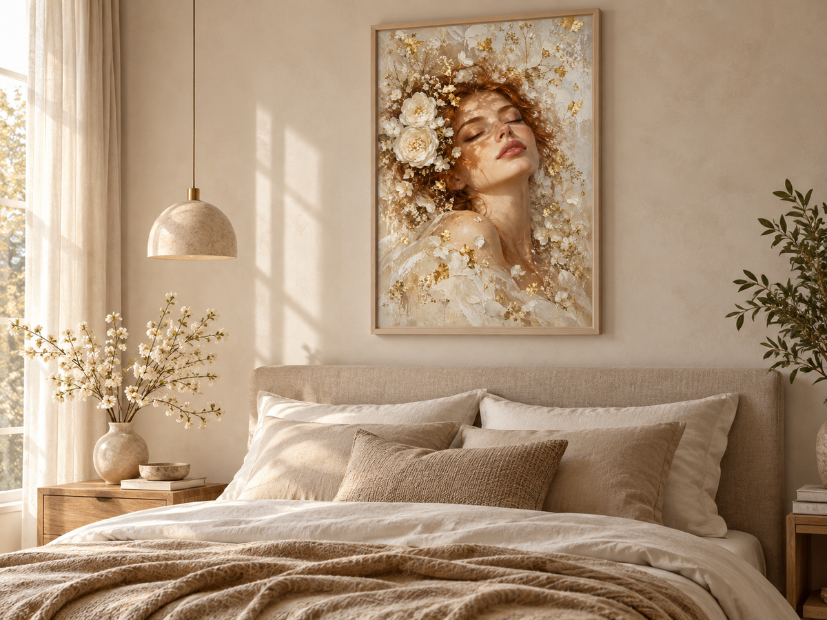 Quadro Decorativo Arte Feminina Elegante