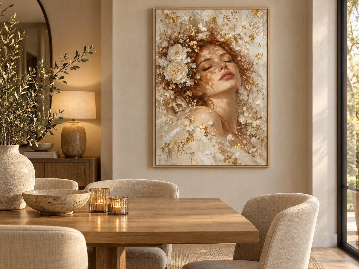 Quadro Decorativo Arte Feminina Elegante