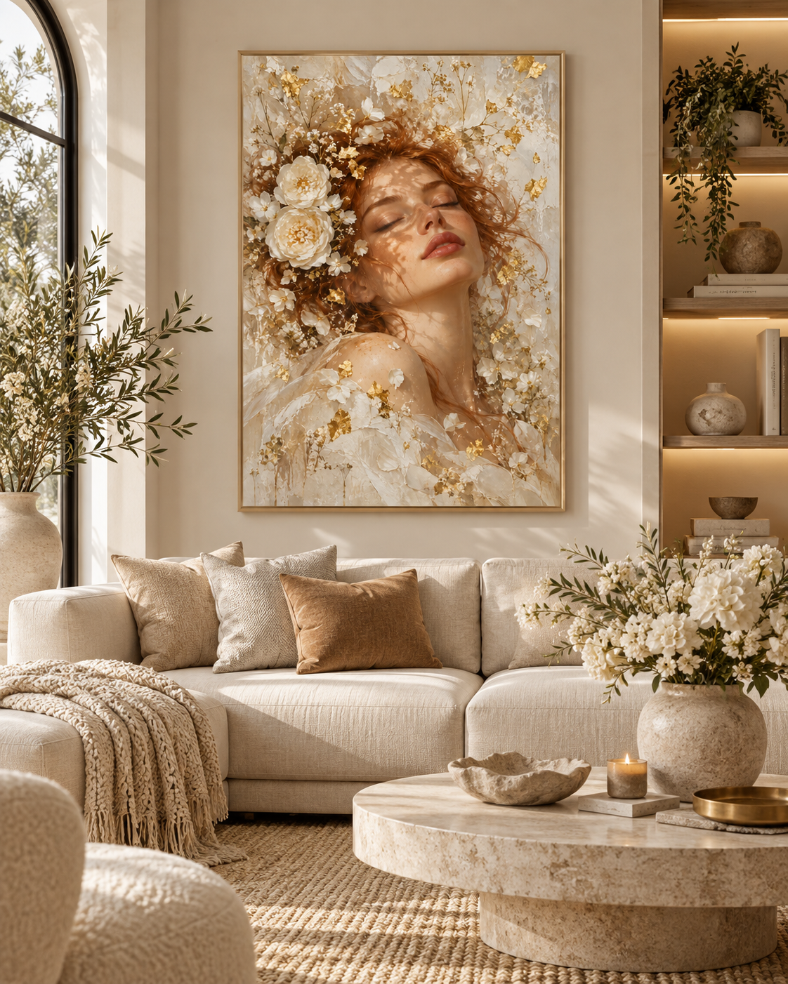 Quadro Decorativo Arte Feminina Elegante