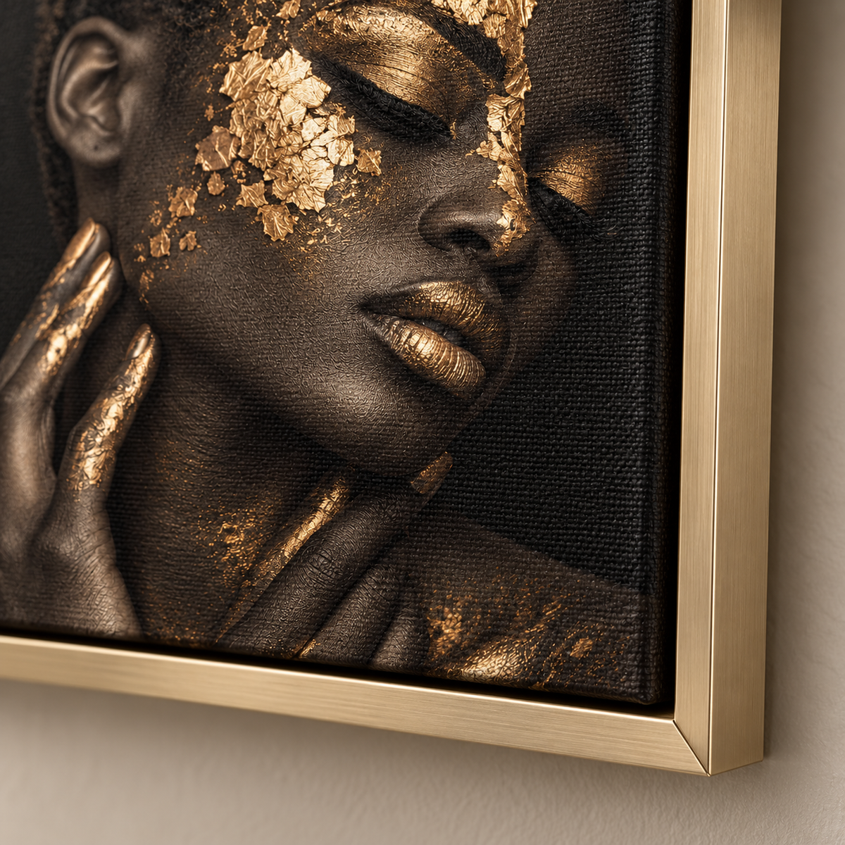 Quadro Retrato Feminino Elegante