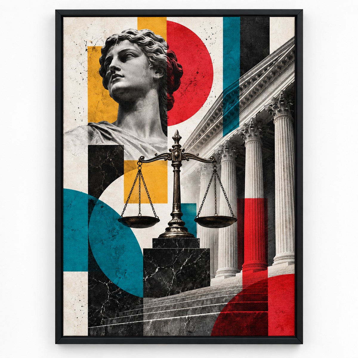 Quadro Decorativo Justiça Clássica